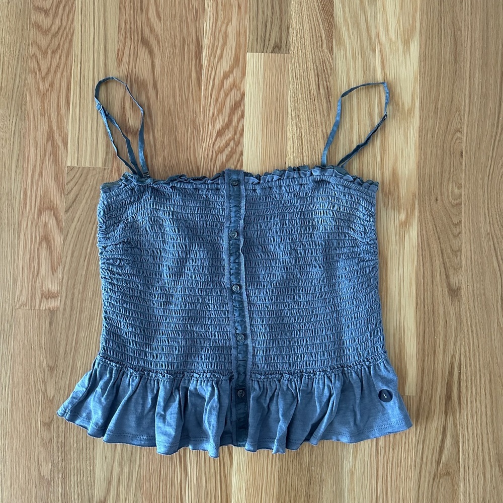 Abercrombie Smocked Top Size L